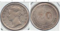 Продать Монеты Стрейтс-Сеттльмент 20 центов 1896 Серебро