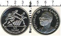 Продать Монеты Гамбия 10 даласи 1986 Серебро