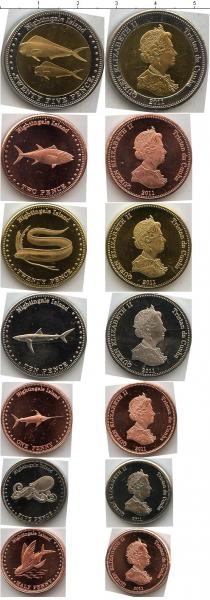 Продать Наборы монет Набатея Найтингейл остров 2011 2011 