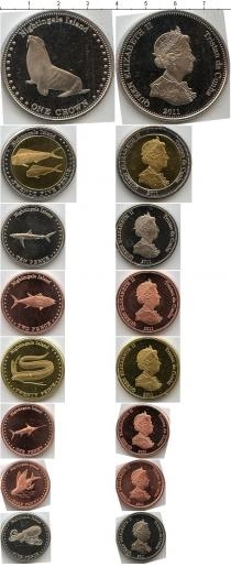 Продать Наборы монет Тристан-да-Кунья Тристан-да-Кунья 2011 2011 