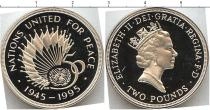 Продать Подарочные монеты Великобритания 50-летие окончания Второй Мировой Войны 1995 Серебро