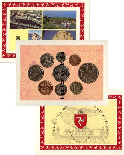 Продать Подарочные монеты Остров Мэн Выпуск монет 1992 года 1992 