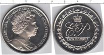 Продать Монеты Британско - Индийские океанские территории 2 фунта 2001 