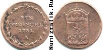 Продать Монеты Богемия и Моравия 1 грошель 1781 Медь