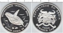 Продать Монеты Бенин 1000 франков 2009 Серебро
