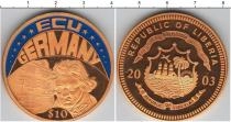 Продать Монеты Либерия 10 долларов 2003 Медно-никель