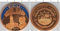 Продать Монеты Либерия 10 долларов 2002 Медно-никель