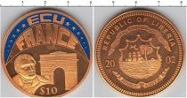 Продать Монеты Либерия 10 долларов 2002 Медно-никель