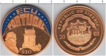 Продать Монеты Либерия 10 долларов 2002 Медно-никель
