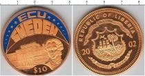 Продать Монеты Либерия 10 долларов 2002 Медно-никель