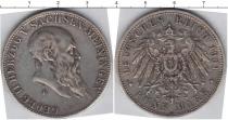 Продать Монеты Саксен-Майнинген 5 марок 1901 Серебро