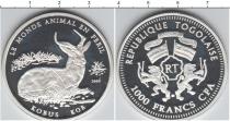 Продать Монеты Того 1000 франков 2009 Серебро