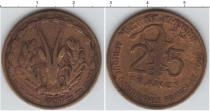 Продать Монеты Западно-Африканский Союз 25 франков 1957 