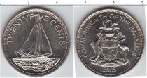 Продать Монеты Барбадос 25 центов 2005 Медно-никель