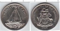 Продать Монеты Барбадос 25 центов 2005 Медно-никель