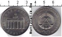 Продать Монеты ГДР 20 марок 1989 Медно-никель