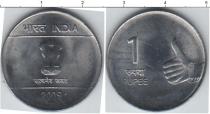 Продать Монеты Индия 1 рупия 2009 Медно-никель