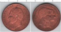 Продать Монеты Бельгия 10 сентим 1853 Медь