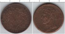 Продать Монеты Мартиника 10 сантим 1843 Медь