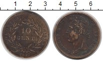 Продать Монеты Мартиника 10 сантим 1829 Медь