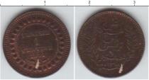 Продать Монеты Тунис 1 сантим 1891 Медь