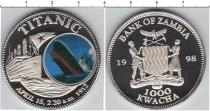 Продать Монеты Замбия 1000 квач 1998 Серебро