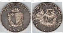 Продать Монеты Мальта 1 фунт 1993 Серебро