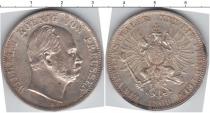 Продать Монеты Пруссия 1 ферейнсталлер 1869 Серебро