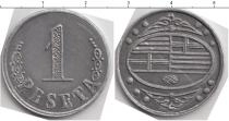 Продать Монеты Испания 1 песета 1937 Алюминий