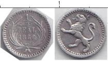 Продать Монеты Гватемала 1/4 реала 1866 Серебро