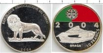 Продать Монеты Конго 10 франков 2004 Серебро