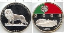 Продать Монеты Конго 10 франков 2004 Серебро