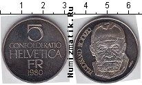 Продать Монеты Швейцария 5 франков 1980 Медно-никель