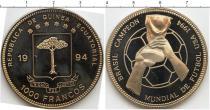Продать Монеты Экваториальная Гвинея 1000 франков 1994 Медно-никель