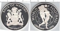 Продать Монеты Малави 1000 квач 2006 Серебро
