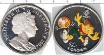 Продать Монеты Остров Мэн 1 крона 2004 Серебро
