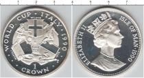 Продать Монеты Остров Мэн 1 крона 1990 Серебро