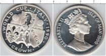 Продать Монеты Остров Мэн 1 крона 1990 Серебро