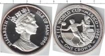 Продать Монеты Остров Мэн 1 крона 1986 Серебро