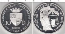 Продать Монеты Андорра 10 динерс 1998 Серебро