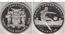 Продать Монеты Ямайка 25 долларов 1998 Серебро