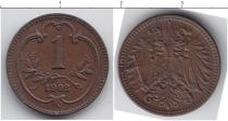 Продать Монеты Австро-Венгрия 1 хеллер 1902 Медь