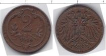 Продать Монеты Австро-Венгрия 2 хеллера 1914 Медь