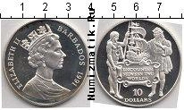 Продать Монеты Барбадос 10 долларов 1991 Серебро