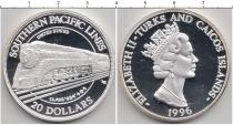 Продать Монеты Теркc и Кайкос 20 долларов 1996 Серебро