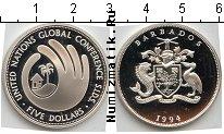 Продать Монеты Барбадос 5 долларов 1994 Серебро