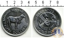 Продать Монеты Барбадос 50 долларов 1981 Серебро