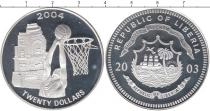 Продать Монеты Либерия 20 долларов 2003 Серебро