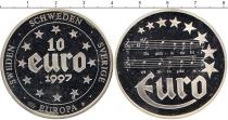 Продать Монеты Швеция 10 евро 1997 Серебро