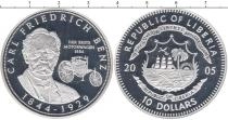 Продать Монеты Либерия 10 долларов 2005 Серебро